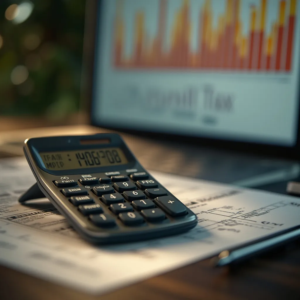 Illustration conceptuelle de la simplification fiscale